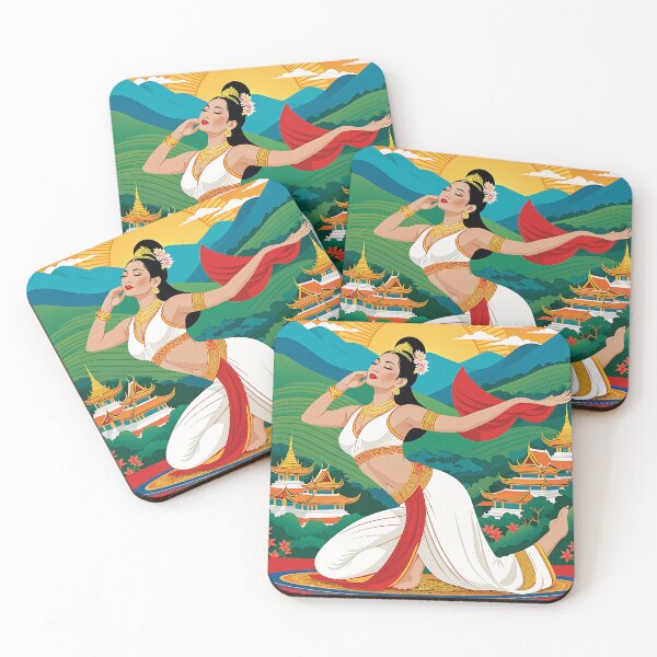 Item preview, Celestial Harmony: Kinnari in Thai Splendor designed and sold by Best-Art-32.