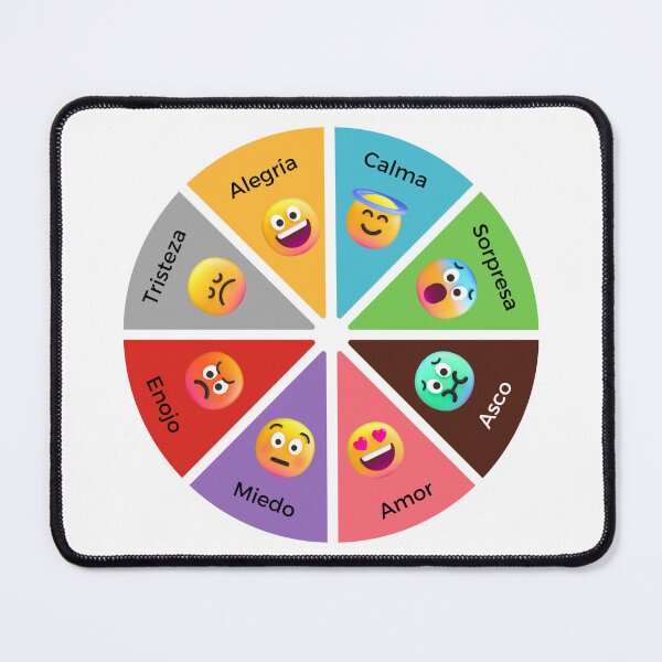 Item preview, Emotions Wheel for kids in Spanish designed and sold by PsychoArtStudio.