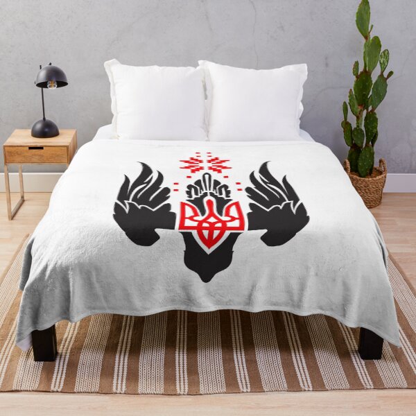 Item preview, Trident in the Sky Heavenly Protector Ukrainian Ornament Symbol of Invincibility and Unity designed and sold by Aide.