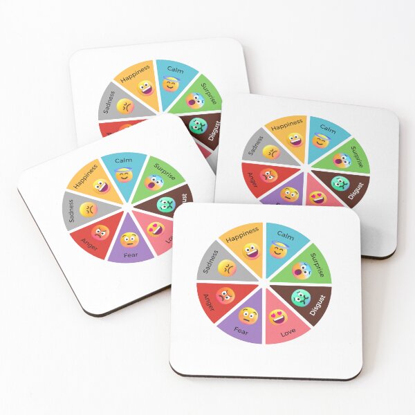 Item preview, Emotions wheel for kids designed and sold by PsychoArtStudio.