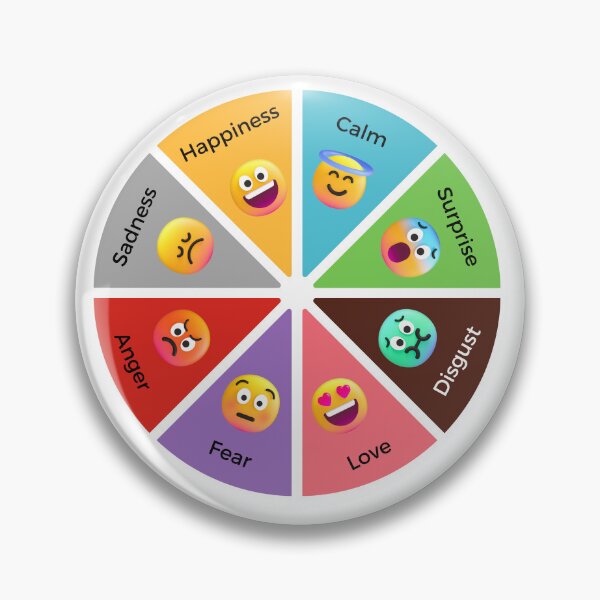 Item preview, Emotions wheel for kids designed and sold by PsychoArtStudio.