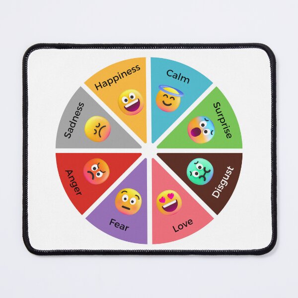 Item preview, Emotions wheel for kids designed and sold by PsychoArtStudio.