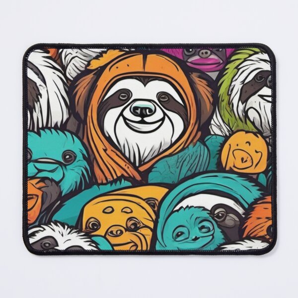 Item preview, Sloth Pattern Colorful Sloths designed and sold by FunnyT-Shirts.