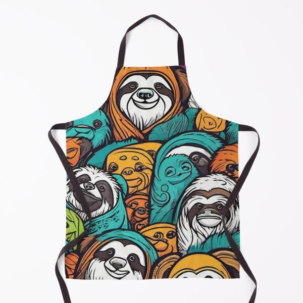 Item preview, Sloth Pattern Colorful Sloths designed and sold by FunnyT-Shirts.