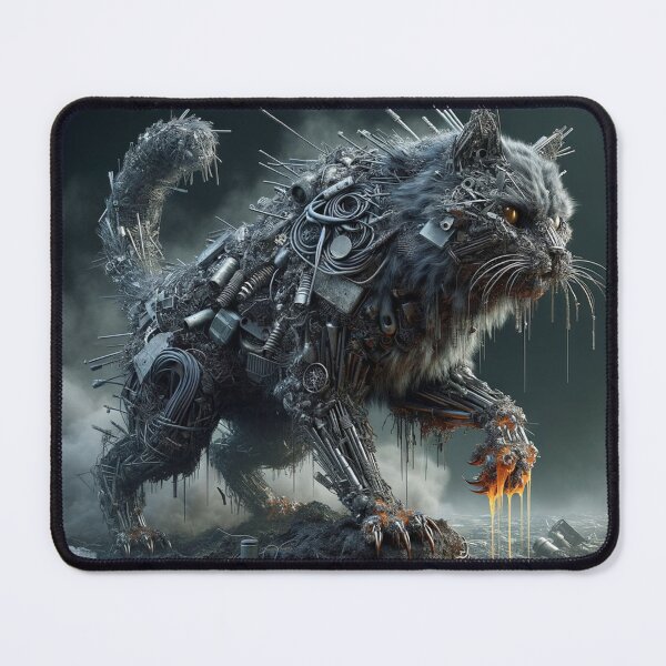 Item preview, Apocalypse cat wallpaper 8k designed and sold by Keirnyx.