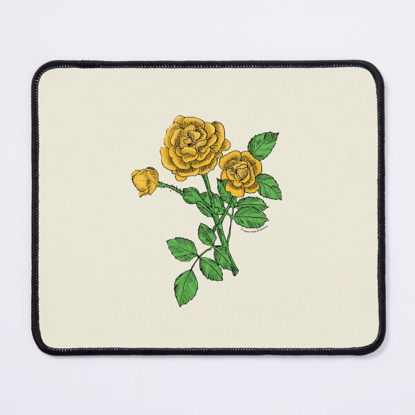 Item preview, Yellow Rosette Rose Bloom Double 16-25 Petals In 3+ Rows designed and sold by Rachael Taylor.