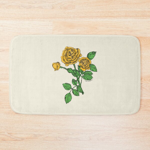 Item preview, Yellow Rosette Rose Bloom Double 16-25 Petals In 3+ Rows designed and sold by Rachael Taylor.