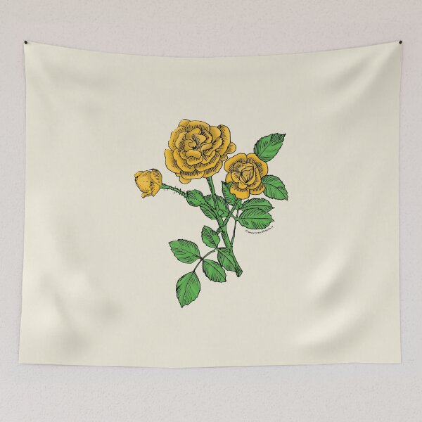 Item preview, Yellow Rosette Rose Bloom Double 16-25 Petals In 3+ Rows designed and sold by Rachael Taylor.