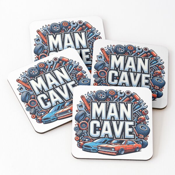 Item preview, Man Cave with Cars, Tires and Tools designed and sold by PassionforLove.