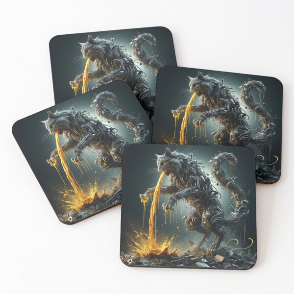 Item preview, Apocalypse cat wallpaper 8k designed and sold by Keirnyx.