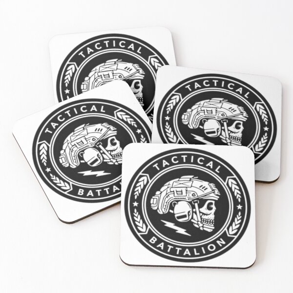 Item preview, Tactical Battalion - Skull (Black & White) designed and sold by RENAGADE4LYF.