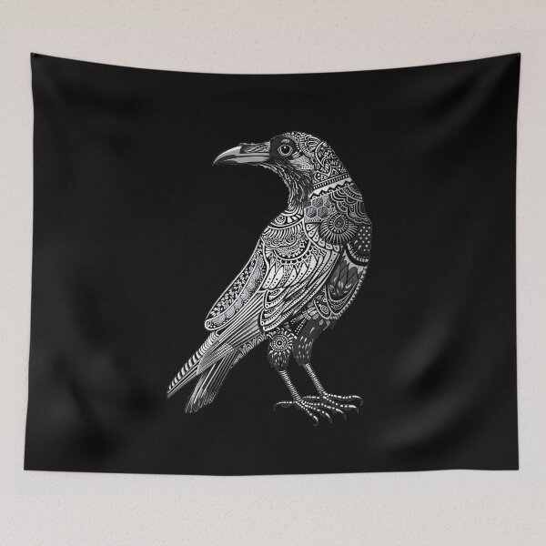 Aperçu de l'œuvre Ornate Tribal Crow créée et vendue par Yogimeister.