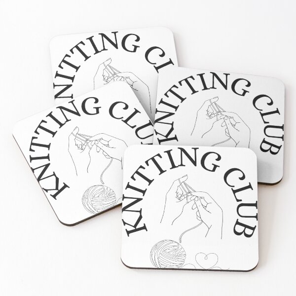 Item preview, Knitting Club Hands Outline  designed and sold by HeyDaisyShop.