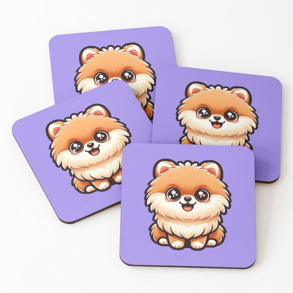 Item preview, Cute Friendly Pomeranian Breed Cartoony designed and sold by TD-Humor.