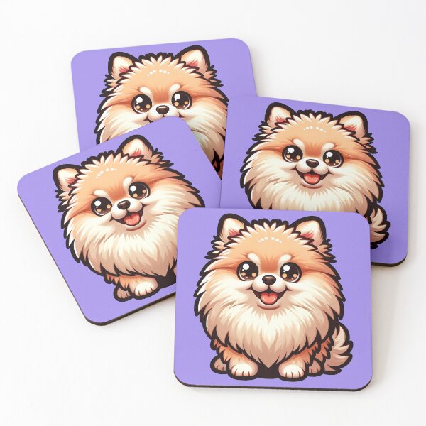 Item preview, Cute Friendly Pomeranian Breed Cartoony designed and sold by TD-Humor.