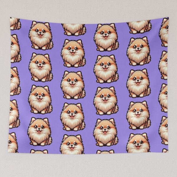 Item preview, Cute Friendly Pomeranian Breed Cartoony designed and sold by TD-Humor.