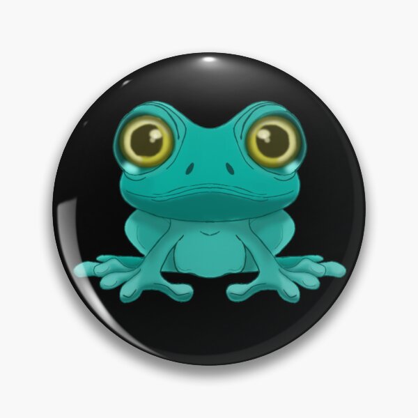 Item preview, Teal Frog designed and sold by GhostGirl-Arts.