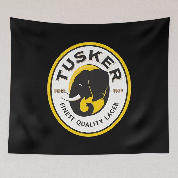 Aperçu de l'œuvre Meilleures ventes de produits avec logo Tusker Lager créée et vendue par GabrielaWeise.