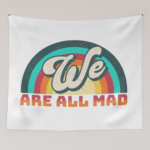 Item preview, We Are All Mad Retro 60s & 70s Groovy designed and sold by CyberWindow.