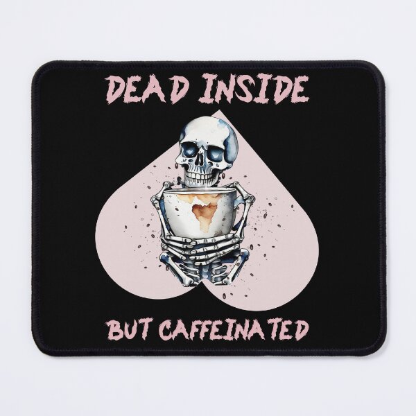 Item preview, Death Decaf Funny Gifts for Coffee Lover Dead Inside But Caffeinated Still Funny gifts for Halloween Skull Time  designed and sold by MatthewViews.