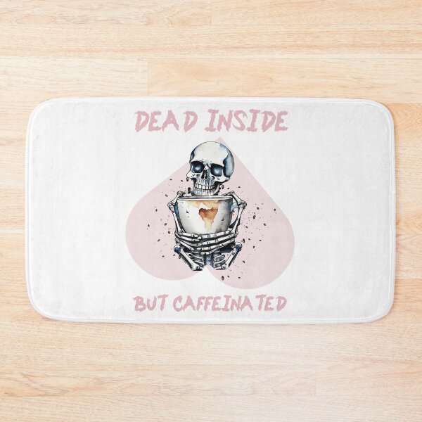 Item preview, Death Decaf Funny Gifts for Coffee Lover Dead Inside But Caffeinated Still Funny gifts for Halloween Skull Time  designed and sold by MatthewViews.