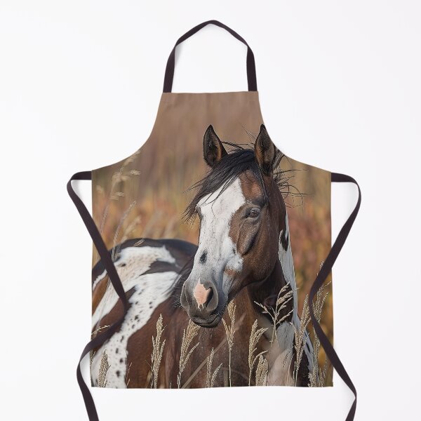 Item preview, Bay Pinto in Tall Grass designed and sold by Elisabeth Lucas.