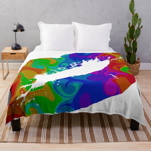 Item preview, Psychedelic Kiss (Rainbow Colored Kissing Lips) designed and sold by ArtbyMikkiC.