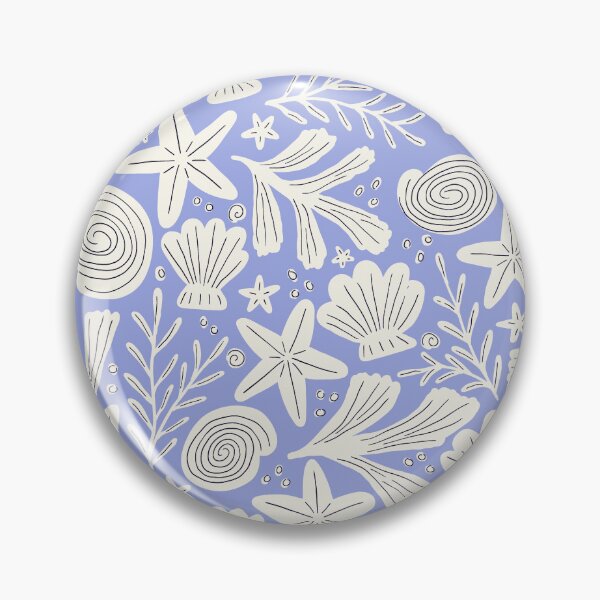 Item preview, Treasures from the beach - Light blue designed and sold by Illustrated by Nat.