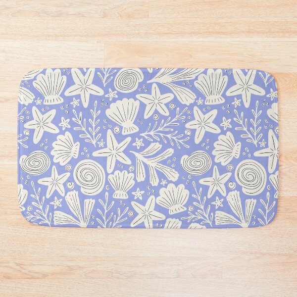 Item preview, Treasures from the beach - Light blue designed and sold by Illustrated by Nat.