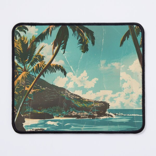 Item preview, Zen Hawaii Summer Beach Cove Afternoon Vintage designed and sold by LVTFCOarts.