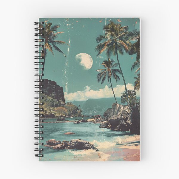 Item preview, Vintage Hawaii Summer Afternoon Beach Waves designed and sold by LVTFCOarts.