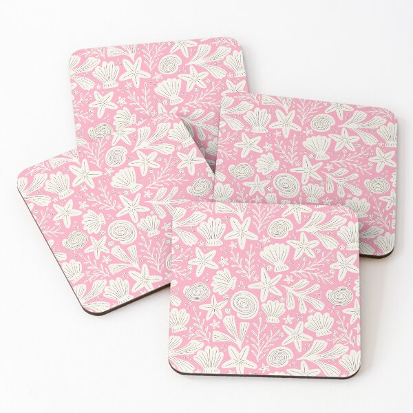 Item preview, Treasures from the beach - Pink designed and sold by Illustrated by Nat.