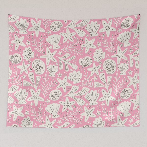 Item preview, Treasures from the beach - Pink designed and sold by Illustrated by Nat.