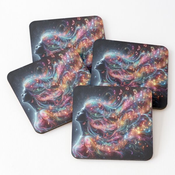 Item preview, Music Everywhere In Her Hair designed and sold by BrightrDayMusicArt.
