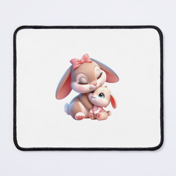 Item preview, Maternal love of mom bunny rabbit  designed and sold by susybetty.