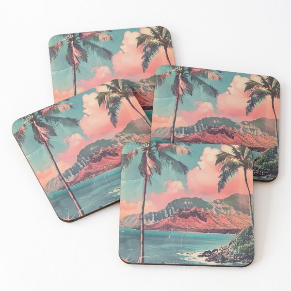 Item preview, Vintage Pastel Hawaii Sunset Clouds Aesthetic designed and sold by LVTFCOarts.