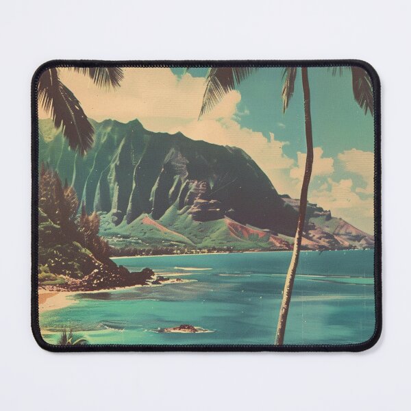 Item preview, Vintage Hawaii Beach Flowers Ocean View Vibe designed and sold by LVTFCOarts.