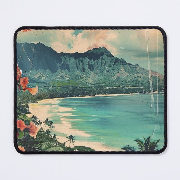 Item preview, Hawaiian Beach Flower Peaceful Ocean Vintage designed and sold by LVTFCOarts.
