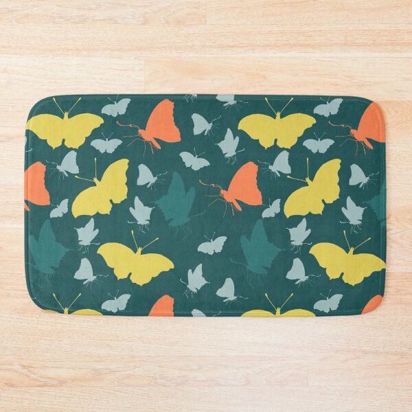 Item preview, Pretty colourful butterflies - teal designed and sold by SerahO.