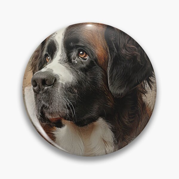 Item preview, Portrait of a St. Bernard designed and sold by Elisabeth Lucas.