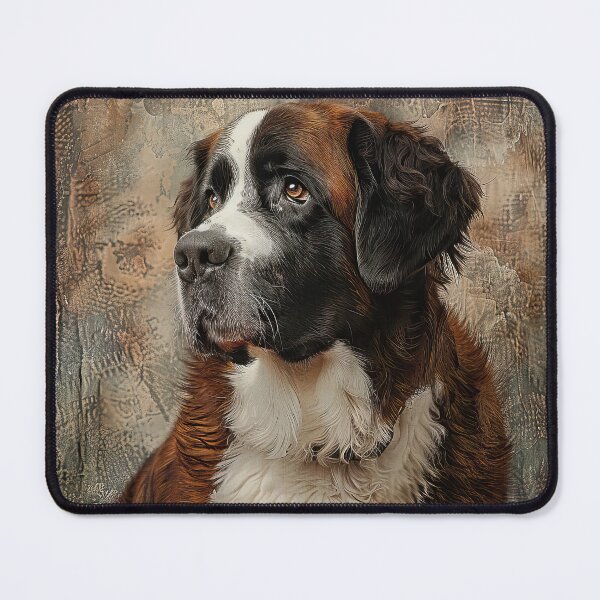 Item preview, Portrait of a St. Bernard designed and sold by Elisabeth Lucas.