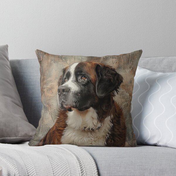 Item preview, Portrait of a St. Bernard designed and sold by Elisabeth Lucas.