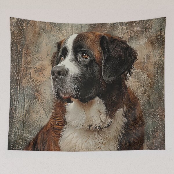 Item preview, Portrait of a St. Bernard designed and sold by Elisabeth Lucas.