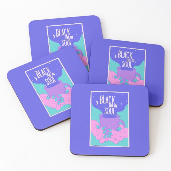 Item preview, Pink and Purple Devil Hands Coffee - Black Soul Brew designed and sold by Jess.a.creates.