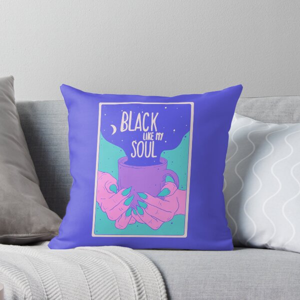 Item preview, Pink and Purple Devil Hands Coffee - Black Soul Brew designed and sold by Jess.a.creates.