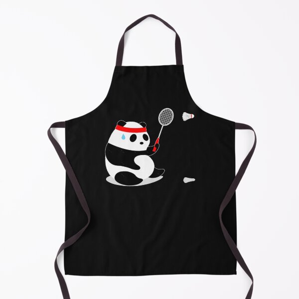 Item preview, Badminton Panda Getting Sweaty designed and sold by KurtiReichel.
