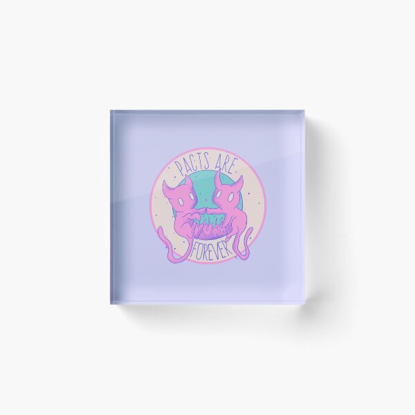 Item preview, Pink and Purple Cute Demons - Pacts Are Forever designed and sold by Jess.a.creates.