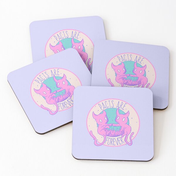 Item preview, Pink and Purple Cute Demons - Pacts Are Forever designed and sold by Jess.a.creates.