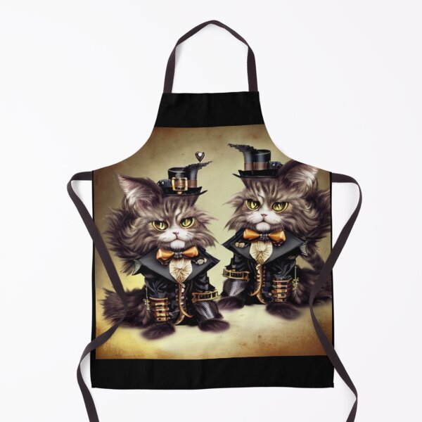 Item preview, Steampunk spooky cats designed and sold by Astralia.