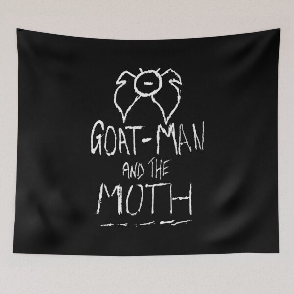 Item preview, Goat-Man And The Moth Logo designed and sold by ClarabelleSipes.